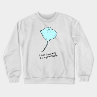 Grumpy Stingray Crewneck Sweatshirt